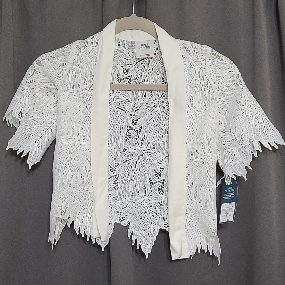 NWTFamily Collection Genuine Kids OshKosh Toddler Girls Kimono Jacket CoverUp 2T